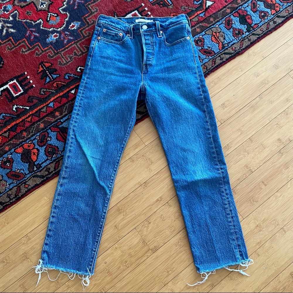 LEVIS Wedgie Fit Straight Jeans sz 26